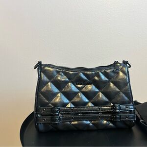 Steve Madden Black Quilted Shoulder Bag